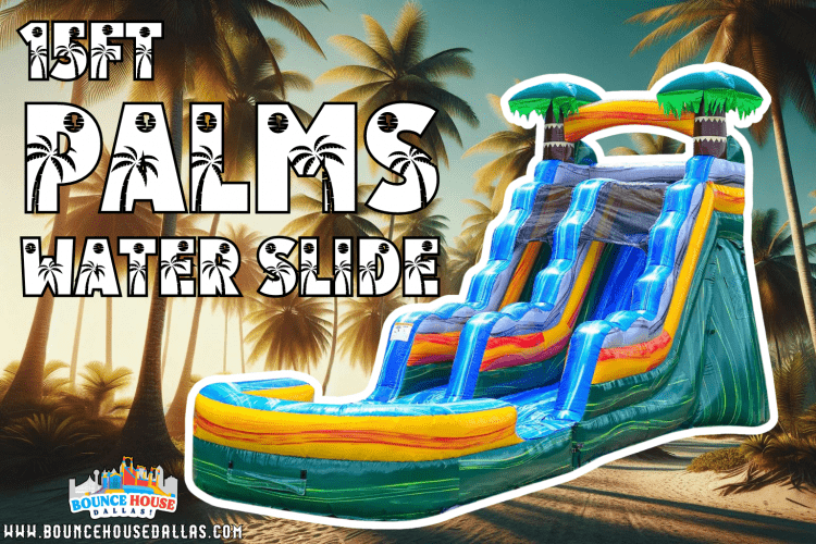 15ft Palms Water Slide