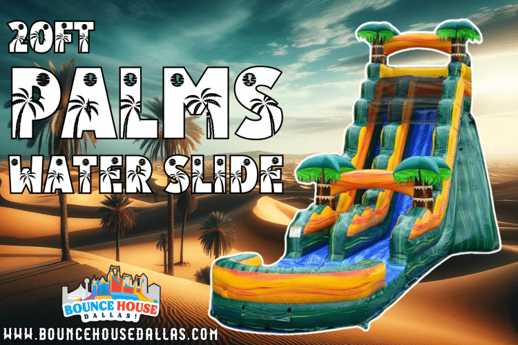 20ft Palms Water Slide