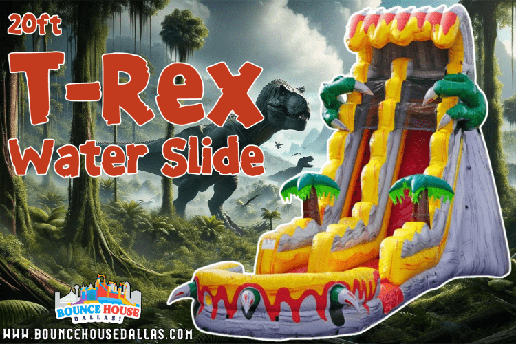20ft T-Rex Water Slide